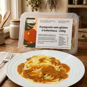 Espaguete sem glúten á bolonhesa - 250g