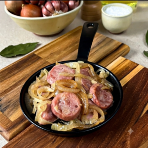 Linguiça toscana acebolada