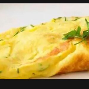 Omelete com queijo, presunto e tomate - 200g