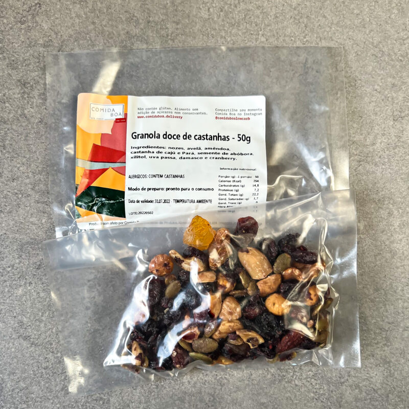 Granola doce low carb