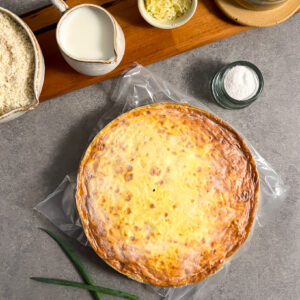 quiche de camarão