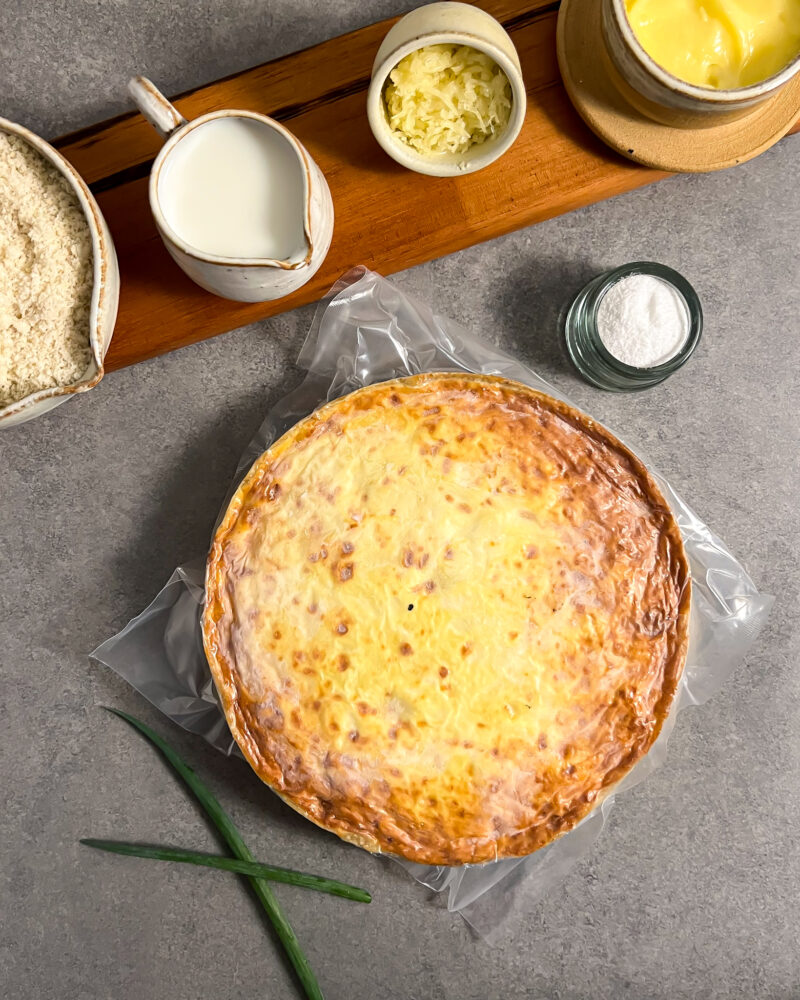 quiche de camarão