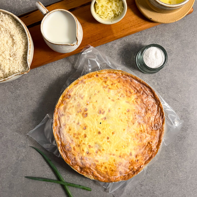 quiche de camarão